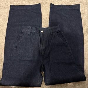 GRLFRND Dark Indigo Relaxed Jeans